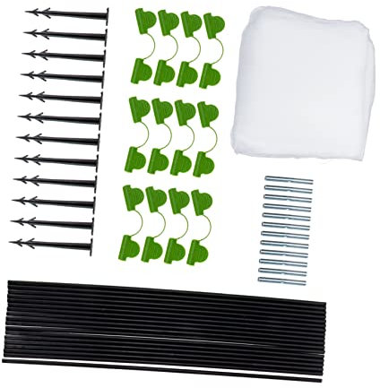 HYTROVE Filet De Protection De Jardin Kit Maille Ultra Fine pour Plantes Arbres Fruitiers Et Fleurs Réutilisable Et Respirant avec Accessoires