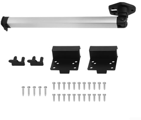 Klappbares Tischbein, verstellbare Teleskopstütze, 520–770 mm, Aluminiumlegierung, höhenverstellbarer Tischfuß für Wohnmobil, Boot, Yacht, Wohnwagen, Wohnmobile, mit Verriegelungsknöpfen, abnehmbar