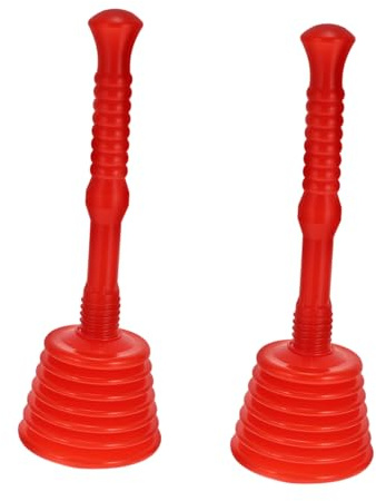 MAGICLULU 2pezzi Stantuffi in Gomma per WC e Cucina Sturalavandini Pratici Ad Alta Pressione per Scarichi Intasati Facilmente Pulibili e Resistenti per Bagno e Lavandino