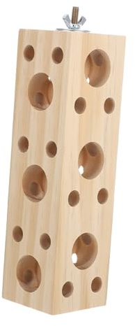 MOTHNUR Mâcher Naturel pour Perroquets et Petits Oiseaux Support Multifonctionnel pour Cage Stimulation Mentale et Physique Facile à Installer pour Entraînement Recherche de Nourriture
