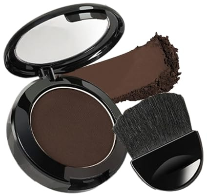 Polvo De Encubrimiento Para El Cabello: Cobertura De Cabello Multifuncional Con Aplicador Y Espejo | Corredor De Cuero Cabelludo Portátil, Cobertura De Raíz Ligera Para Mujeres Abuelas De La Abuela In