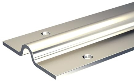 Laufschiene Typ SLID'UP 1600-U15, 195 cm aus verzinktem Stahl, für bodenläufige Schiebetore bis 400 kg, zum Anschrauben
