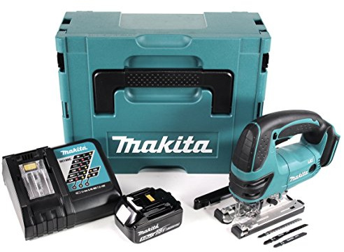 Makita DJV 180 RT1J batteridriven sticksåg 18 V 1 x batteri 5,0 Ah laddare Makpac