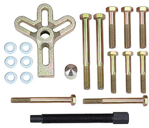 HSEAMALL 13 STÜCKE Lenkrad Abzieher Kit,Polradabzieher Werkzeug,Lagerabzieher Harmonic Balancer