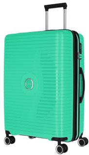 Travelite Hartschalen Koffer mittelgroß erweiterbar, 4 Rollen, ORBITA, Trolley mit bruchsicherer Schale und praktischer Inneneinteilung, TSA Schloss, 67 cm, 68-78 Liter