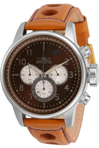 Invicta S1 Rally 30916 Herrenuhr - Quarzwerk - Edelstahl mit braunem Zifferblatt - 46 mm