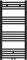 Badheizkörper - Mittelanschluss Schwarz Matt Gebürstet - 1200 x 500 (HxB)-537W