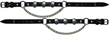 GARGOYLE BELLS Adjustable Fashion Boot Chains, Biker Boots Decoration Chains, Comes in a set of 2
