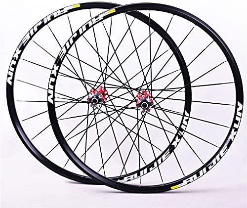 Generic MTB-Fahrrad-Laufradsatz, 26/27,5/29-Zoll-Mountainbike-Räder, Carbon-Nabe, 24-Stunden-Geradzug, Flache Speichen, Scheibenbremse, passend für 7-11-Gang-Cass