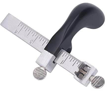 Aluminum Alloy Strip and Strap Leather Belt Cutter, Leather Strip Belt Cutter Hand Leather Craft Tool, Leather Cutting Tool, Belt Cutter Leather Strip Cutter for DIY Leathercraft