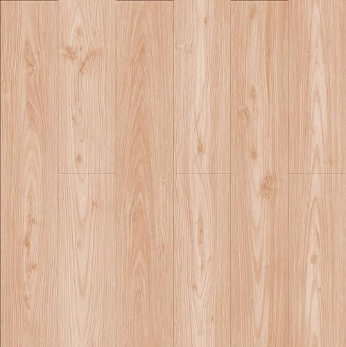 JOLIHOME Piastrella Adesiva per Pavimento Effetto Venature del Legno Autoadesiva in Vinile Ispessita per Cucina Camera da Letto Soggiorno Impermeabile (Acero Rosso, 10 Pezzi, 1,39 Sq.M)