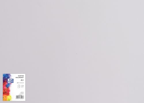 OXFORD Bastelkarton, DIN A3/ Buntes Bastelpapier/Tonpapier 160 g/m² /Bristolkarton/ 25 Blatt, lila. Geeignet zum Basteln, Drucken, Kopieren