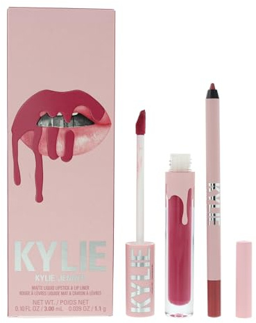 Matte Lip Kit - 102 Extraordinary by Kylie Cosmetics for Women - 2 Pc 0.10 oz Matte Liquid Lipstick, 0.03 oz Lip Liner