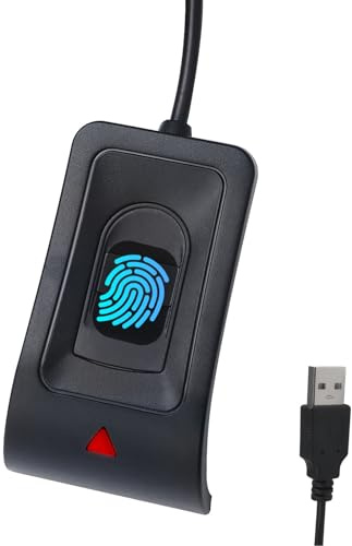 Desktop-USB-Fingerabdruckleser, Computer-Fingerabdruckschlüsselleser, USB-Sicherheitsschlüssel mit Verlängerungskabel für Automatische Kalibrierungserkennung, Passwortfrei