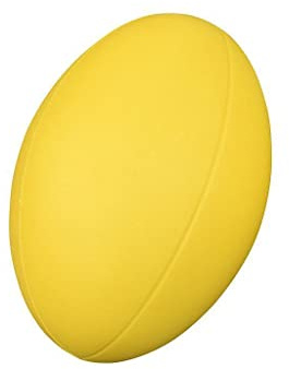 Beschichteter Schaumstoff-Rugbyball Gelb
