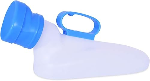Urinflaschen, tragbares Urinal, Urinalflasche for Männer, mobiles Toilettentöpfchen, Campingtoilette, Urinale for Männer, Urinbehälter 1200 ml, auslaufsichere Harnkammer, tragbare Pinkelflaschen for M