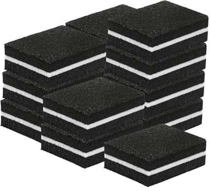 Healifty Nagelpufferblock Schwamm Kleiner 3,8x2,7x1,2cm Doppelseitig Polierender Nagelfeilenblock Für Maniküre Pediküre Reisen