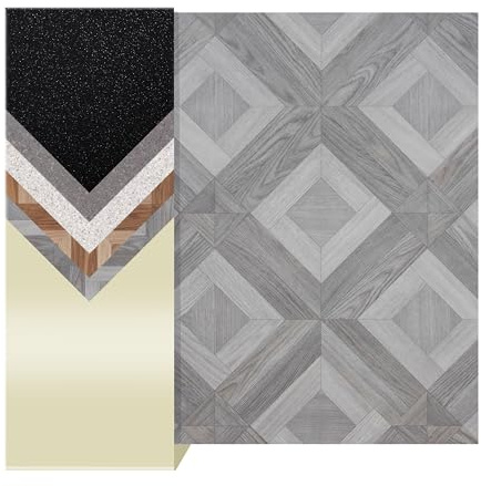 Primaflor PVC Boden Oakland | 200x300 cm | Versailles Eiche Grau | 2,00 m Breite | CV Boden Meterware | Vinylboden in Holzoptik | rutschhemmend R11 | für Wohnraum, Küche, Bad, Büro, Messe