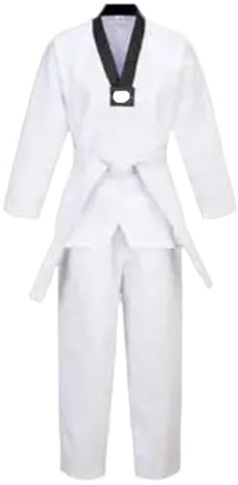 Ropa De Judo Trajes de Judo, disfraces, ropa, uniformes blancos de Taekwondo, Karate, Judo, Dobok, ropa for adultos, uniforme Gi de manga larga Unisex Uniformes De Judo De CompeticióN(White_180)