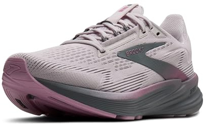 Brooks Women’s Revel 8 Neutral Running & Walking Shoe - Mauve/Ebony/Pink - 7.5 Medium