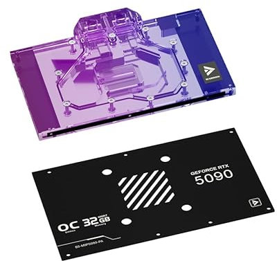 Barrow Kupfer-GPU-Wasserkühlungsblock, GPU-Wasserblock für MSI RTX 5090 D 32G Suprim OC, für MSI RTX 5090 D 32G Vanguard SOC Launch Edition