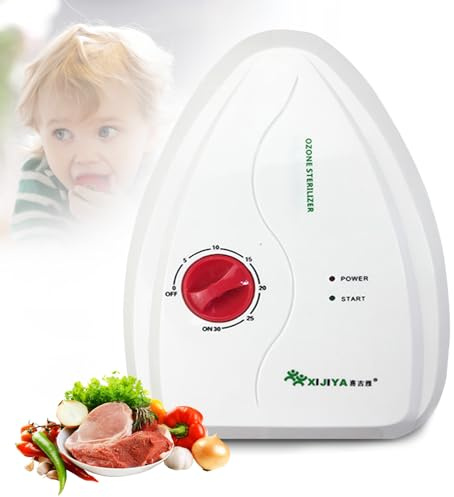 Generateur Ozone Portable, Purificateur d'air pour L'eau et L'air, Peut Être Utilisé pour Diverses Désinfections et Nettoyages de La Vaisselle, des Salles de Stockage, des Fruits et Légumes