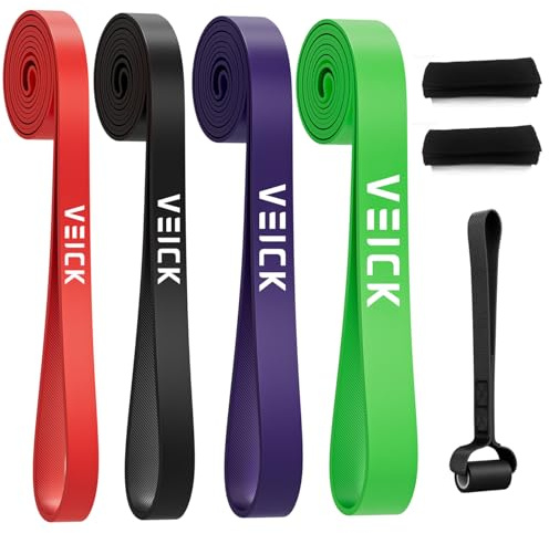 VEICK fitnessband motståndsband set pull-up band fitness band för calisthenics pilates