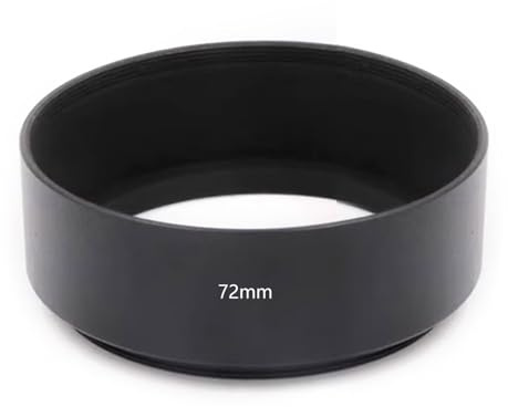 37 39 40 5 43 46 49 52 55 58 62 67 72 77 82 mm Paraluce cilindrico in metallo per fotografi e videogiochi, accessori per obiettivi fotografici