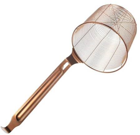 UTHCLO Colador de Acero Inoxidable con Malla Fina y Mango Escurridor para Pasta y Verduras Capacidad Grande para Cocina