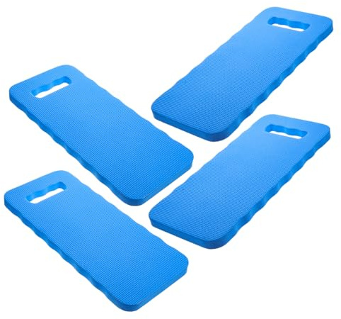 EPIGEIST Inginocchiatoio da Giardino 4 Pezzi Cuscinetti in Eva 40x18x2 Cm Antipressione per Lavori Domestici e Giardinaggio, Tappetino da Lavoro Leggero e Portatile per Yoga e Campeggio