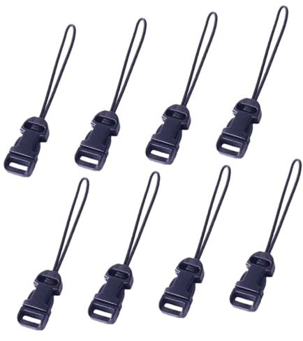 Warmhm 8 Pièces Boucles À Libération Rapide Pour Appareil Photo Kit Adaptateur De Courroie Compatible Caméras Numériques Avec Système De Fixation Sécurisé Et Installation Facile