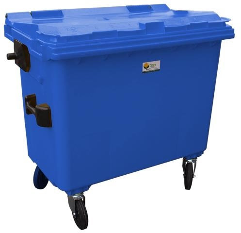 Conteneur à déchets 770 l bleu
