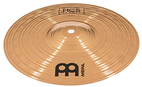 Meinl Cymbals HCS Bronze Plato Splash de 10 pulgadas (25,40cm) Platillos de Batería – Bronce B8, Acabado Tradicional (HCSB10S)