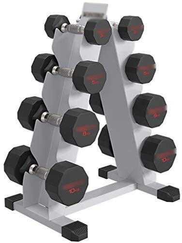 ZYCSKTL Sports Hanteln zum Hantel Sets,Turnhalle Männer und Frauen mit zwölf Seiten mit festen Hanteln aus Kunststoff, einteiliges Hantelset aus Haushaltsstahl (Color : Black 52kg)