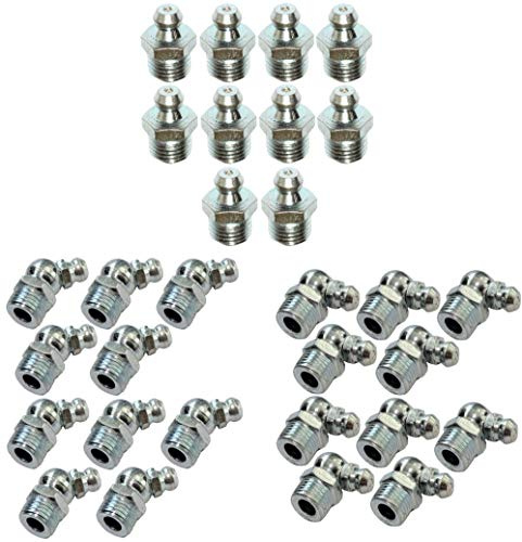 AERZETIX - 3x10 - Ingrassatore - Ugello di Grasso - Dritto - Angolo - Filettatura M10 - C54474A