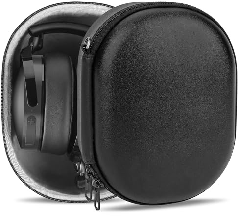 Geekria PRO Rugged Headphones Case Compatible with Skullcandy Crusher EVO, Hesh 3, Riff 2, Hard Shell, Durable, Multi-Layer Protection Travel Carrying Bag (Black)