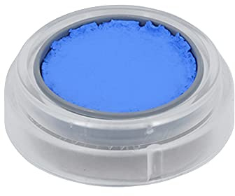 Grimas Water-Make-Up, 2.5ml Wasserschminke, Farbe blau 303, professionelle Körperfarbe, schnelltrockend und sehr hautschonend, ideal fürs Kinderschminken, Karneval und Halloween, auf Wasserbasis