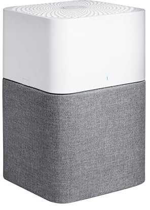 BLUEAIR Luftreiniger für große Räume, reinigt 122 m² in 30 min, HEPASilent Luftreiniger für Allergene, Viren, Staub, Tierhaare und Rauch, Blue Pure 3610 Auto, Grau
