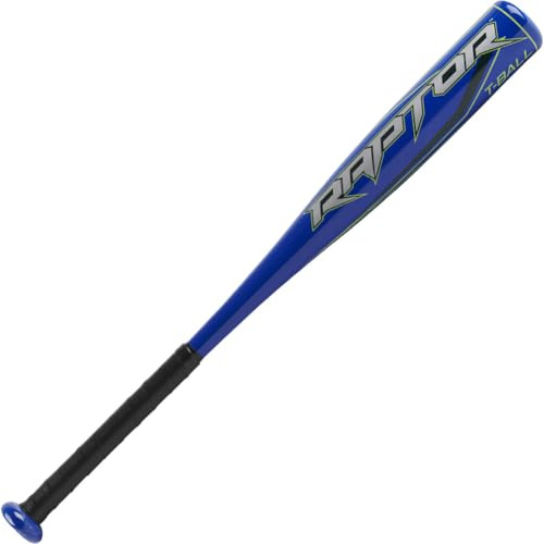 Rawlings Jungen Raptor T-Ball Schläger | USA | 12 Tropfen | 5,4 cm Schaft | 1 Stück Aluminium, königsblau, 63,5 cm (25 Zoll)