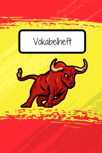 Vokabelheft: A5 3 Spalten 120 Seiten - Schulheft zum Vokabeln üben - Vokabeln Lernen zB Englisch, Spanisch UVM