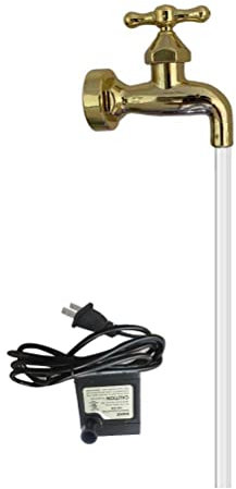 SyangKaitian Shower Fountain with Invisible Flow Spout, Floating Fountain, Floating Faucet, Patio Art for Home Decor