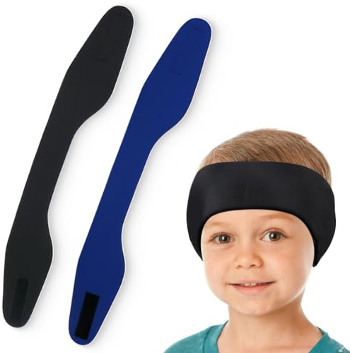 2 Fascia Elastica Tappi da Nuoto per Orecchie. Fascia Sportiva in Neoprene Paraorecchie Impermeabile Regolabile, per Bambini per Surf Sci Nautico