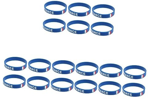 HANABASS 30 Stück Länder Silikon Armband Länderflagge Dekoratives Armband Länder Armbänder Länderflaggen Bedrucktes