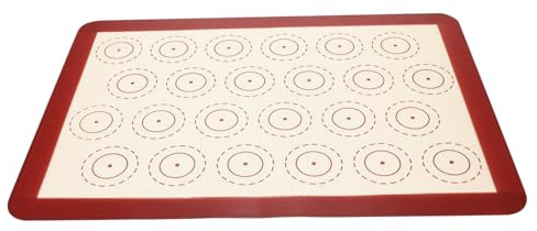 Amosfun Tapis de Cuisson pour Macarons Tapis Résistant Chaleur Ustensiles de Pâtisserie Accessoires Réutilisables