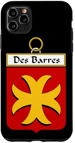 Hülle für iPhone 11 Pro Max Des Barres Wappen - Familienwappen