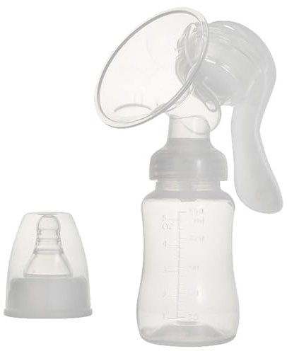 Manuelle Milchpumpe aus Silikon, effektive Milchpumpe, manuelle Milchpumpe aus Silikon, Milchauffangbehälter, Breast Pumpe und Auffangbehälter