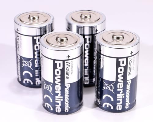 P - Powerline LR20 Mono D Alkaline Batterie 1,5V 4er Folie