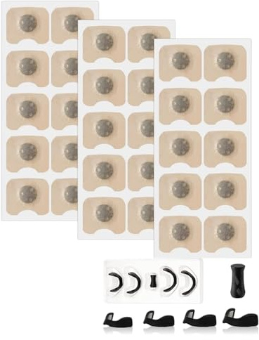 30 PCS Magnetic Nose Strip Magnetic Nasal Strips It Enhances Respiration Intake Breathing Nose Magnets Magnetic Breathing Strip Suitable for Home Travel Hotel Business Trip and Car Men & Women