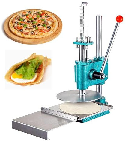 Household Pizza Tortilla Pastry Press Machine Stainless Steel Handle Extension Stable Control Light Weight Sheeting Bread Molder Pie Crust, Dough Roller Dough Sheeter Pas