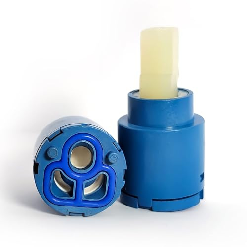 25mm Ceramic Cartridge, Single Lever Ceramic Faucet Cartridges, Ceramic Disc Cartridges Valve for Kitchens, Bathroom and Shower